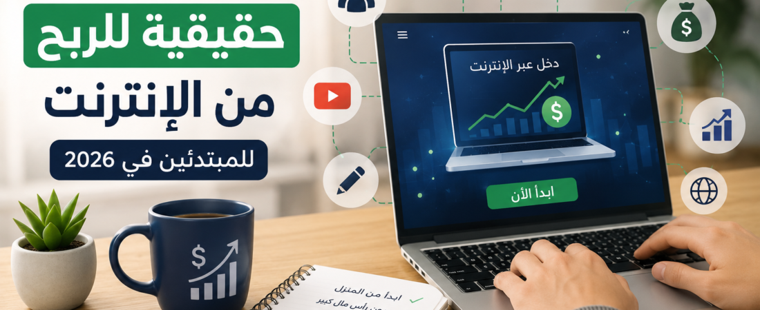 7 طرق حقيقية للربح من الإنترنت للمبتدئين في 2026