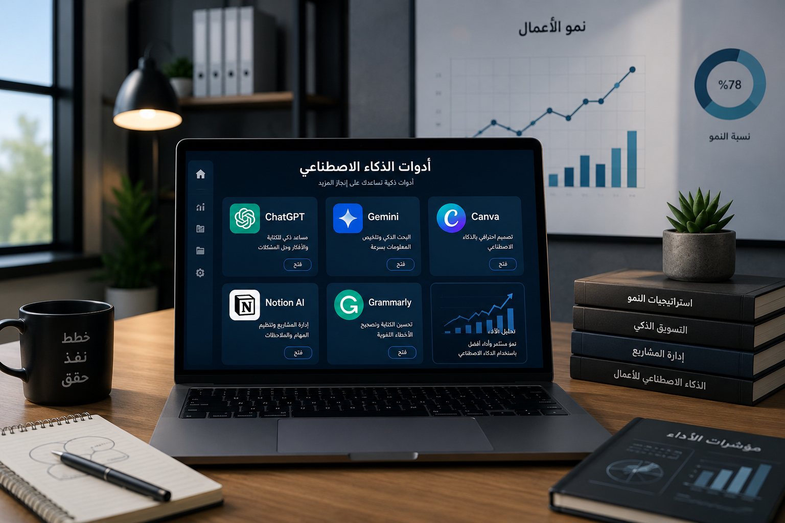 أهم أدوات الذكاء الاصطناعي التي يحتاجها كل صاحب مشروع