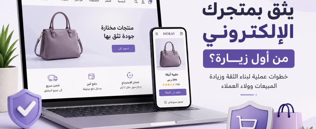 كيف تجعل العميل يثق بمتجرك الإلكتروني من أول زيارة؟