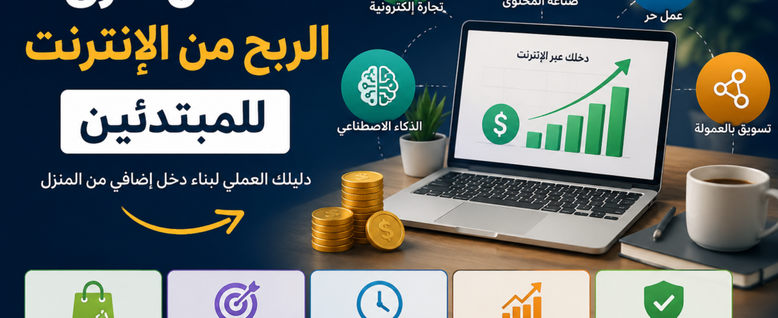 أفضل طرق الربح من الإنترنت للمبتدئين